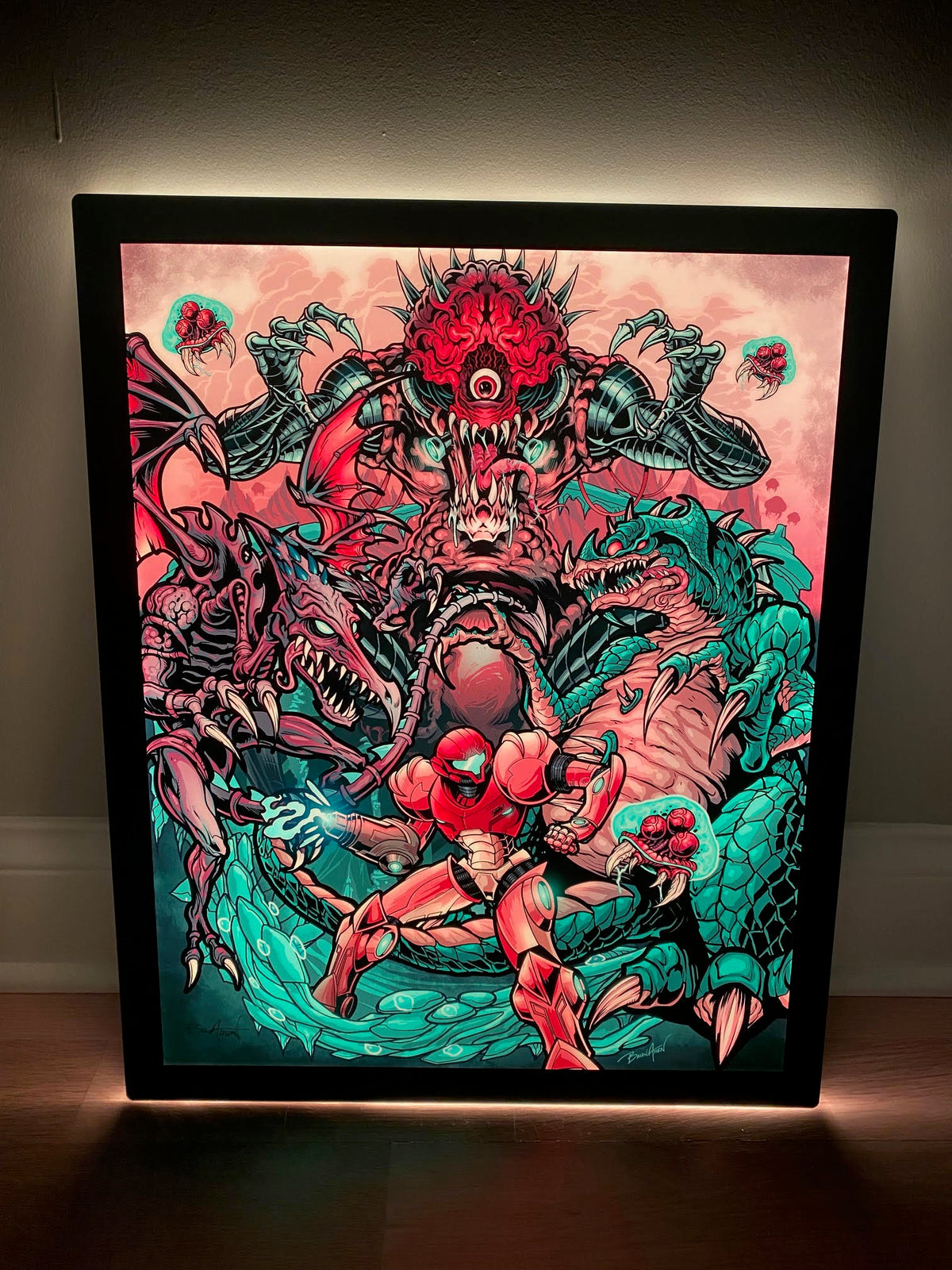 Metroid Animation Frames Metroid with Frame – Lit Frames