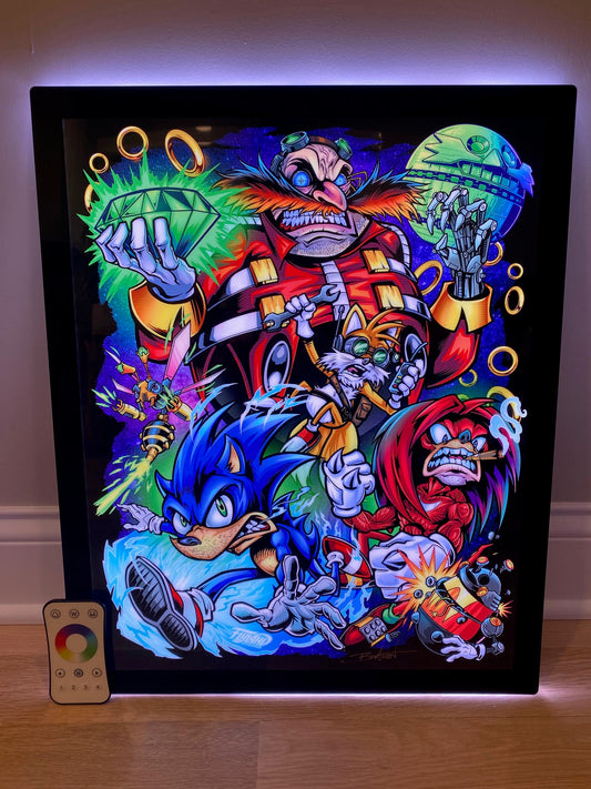 Sonic with Frame
